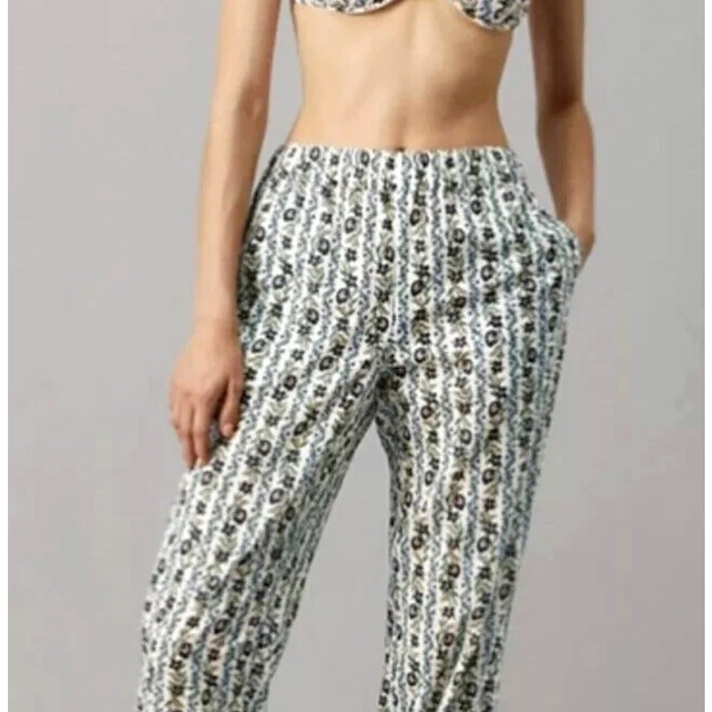 Tory Burch Floral Beach Pants SZ M